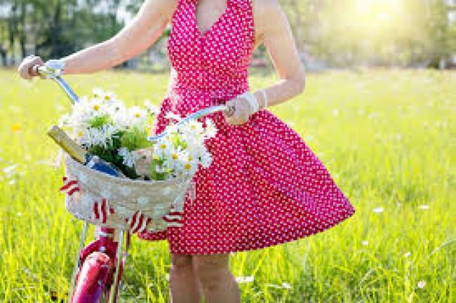 Glamour en bicicleta