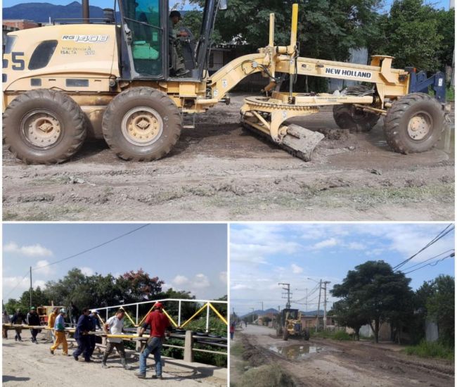 Obras en distintos barrios