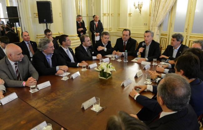 Mauricio Macri encabezó el acto