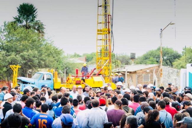 Inauguración de pozo de agua