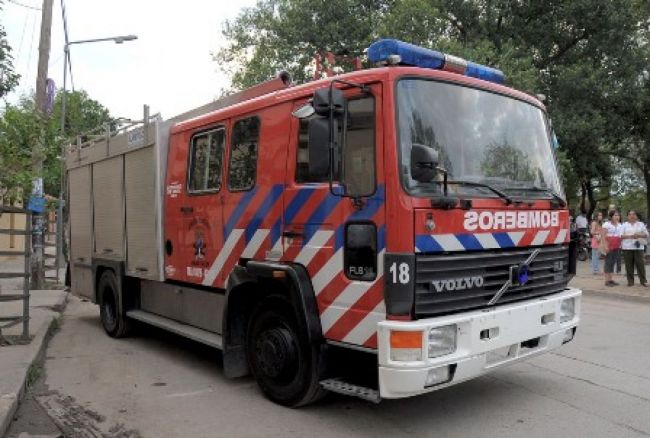 Rápida intervención de bomberos