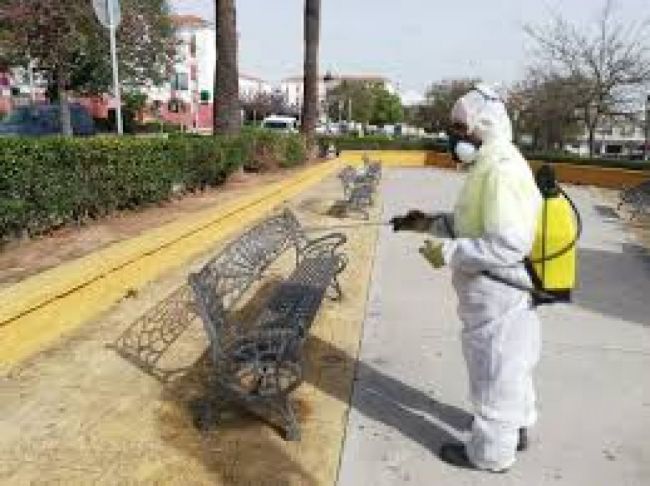 Operativo de desinfección