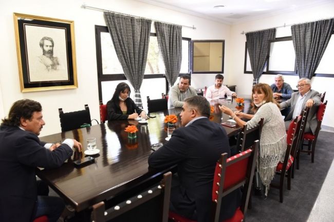 Sáenz con diputados nacionales