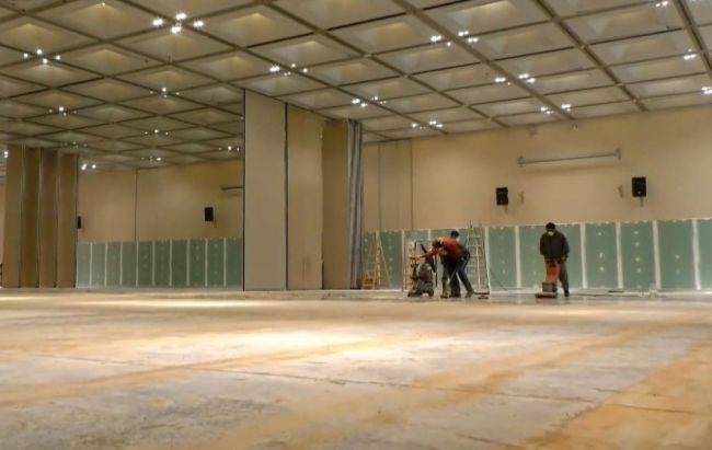 Trabajo en el Centro de Convenciones de Limache