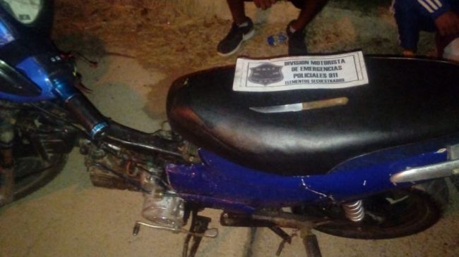 Motochorros detenidos