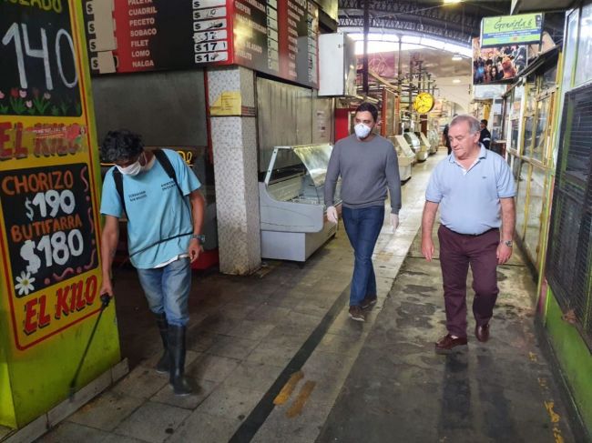 Desinfección en el mercado