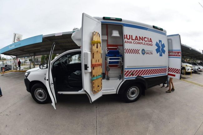 Una de las nuevas ambulancias
