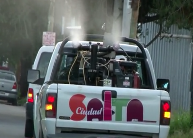 Desinfección de espacios públicos