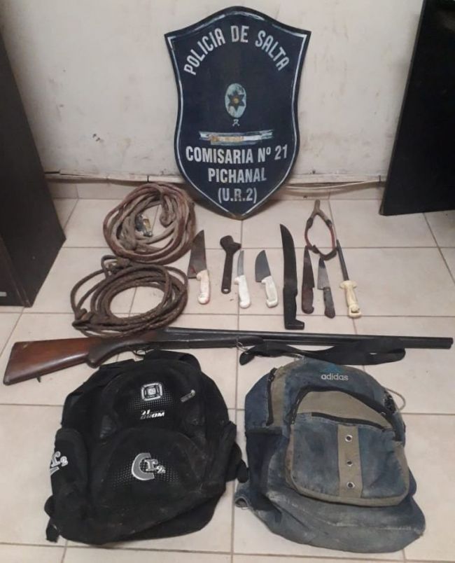 Detenidos por abigeato