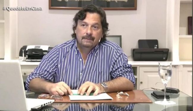 Facebook live del gobernador Sáenz