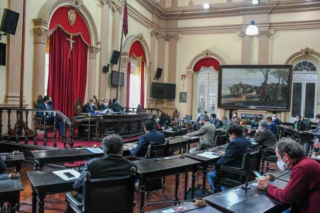 El Senado sesionó en forma presencial
