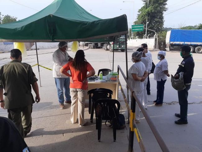 Llegada al país de los argentinos repatriados  Crédito foto: Raúl Costes