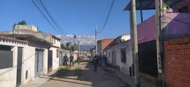 Uno de los allanamientos