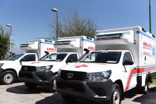 Nueva entrega de ambulancias