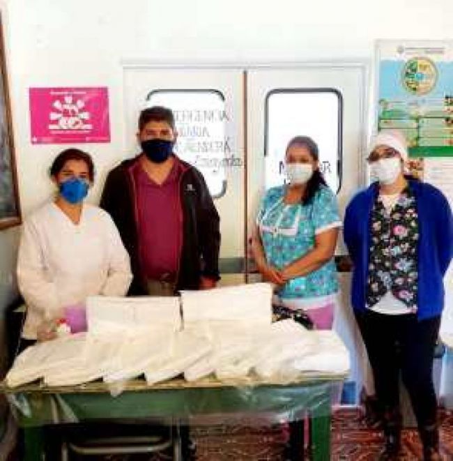 Entrega de elementos para hospitales del Valle Calchaquí