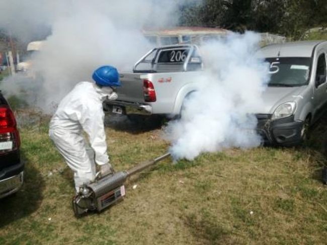 Fumigación en gendarmería