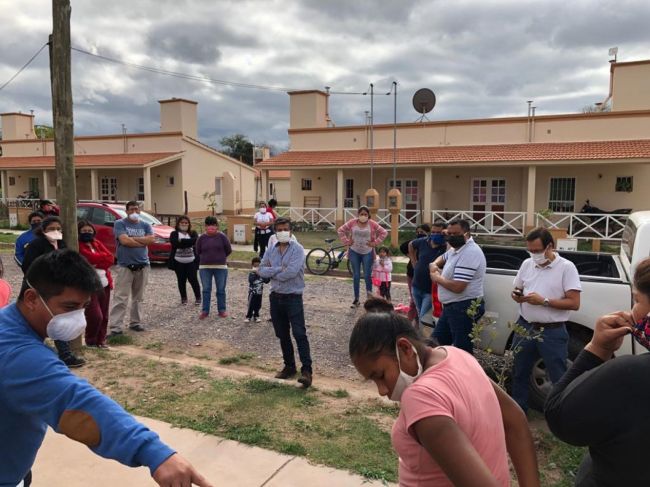 Relevamiento de viviendas en Guachipas