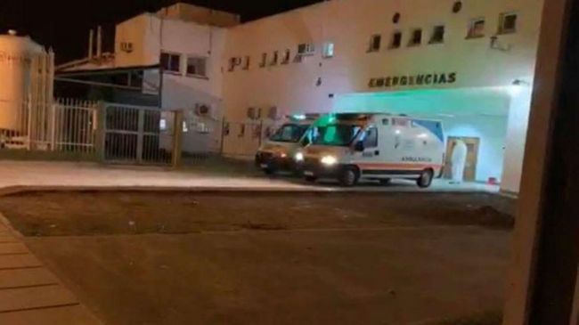 La llegada al Hospital Papa Francisco