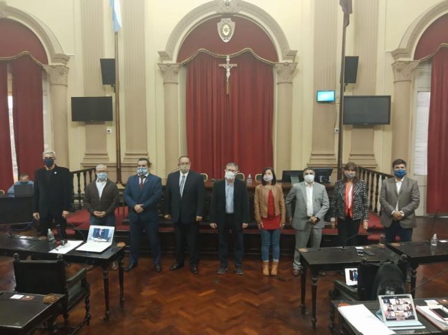 Legisladores nacionales en la legislatura provincial