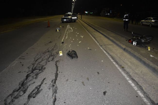 Siniestro fatal en Av. Perón