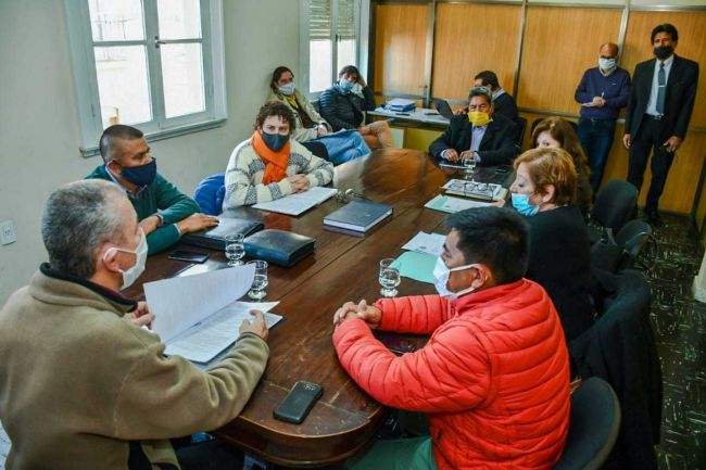 Profesionales en nutrición con senadores