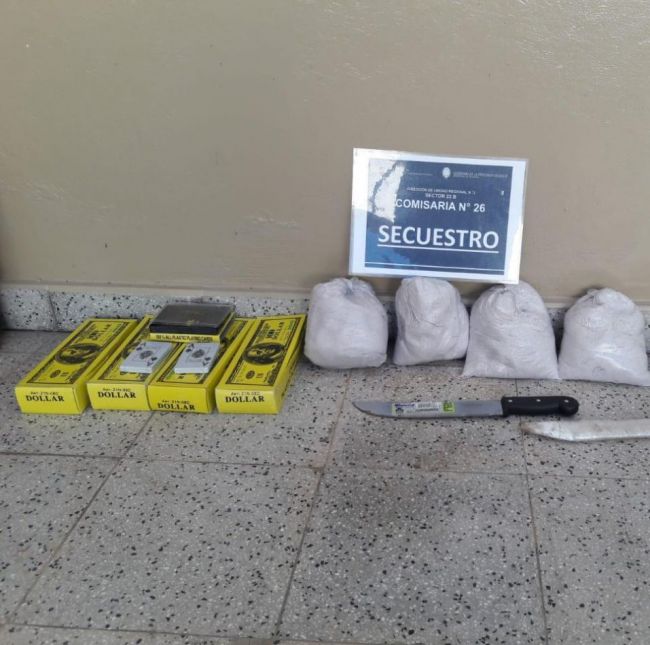 Mercadería secuestrada