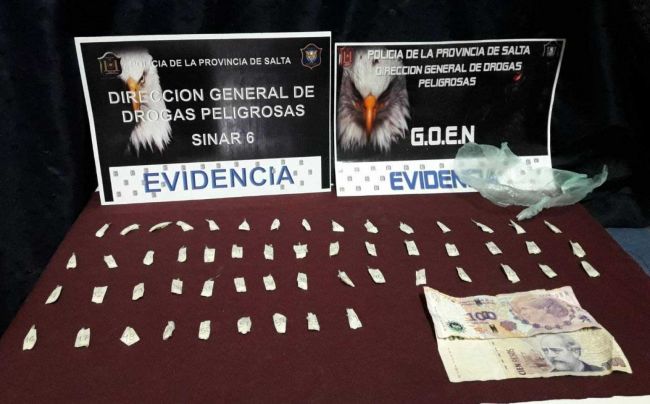 Estupefaciente secuestrado