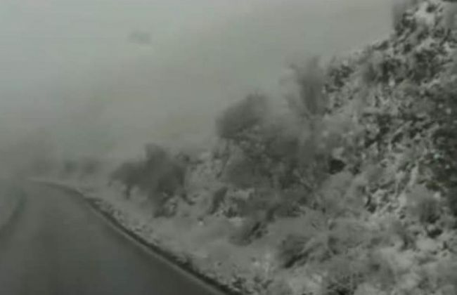 Nieve camino a Cachi