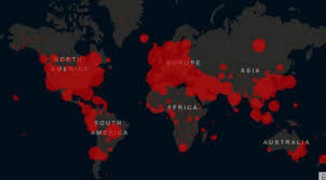 El mapa de coronavirus