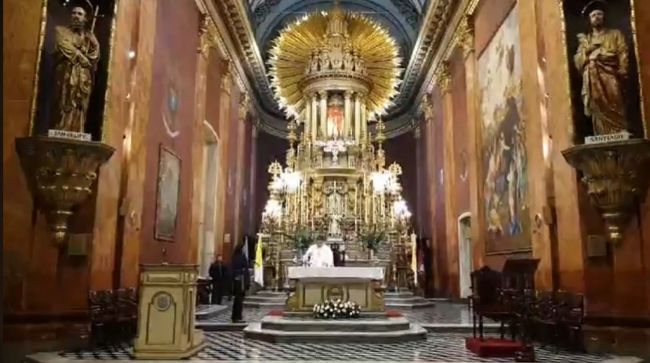 Misa en la Catedral de Salta