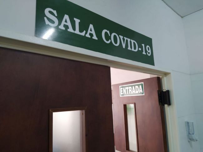 Sala Covid del Hospital San Vicente de Paul