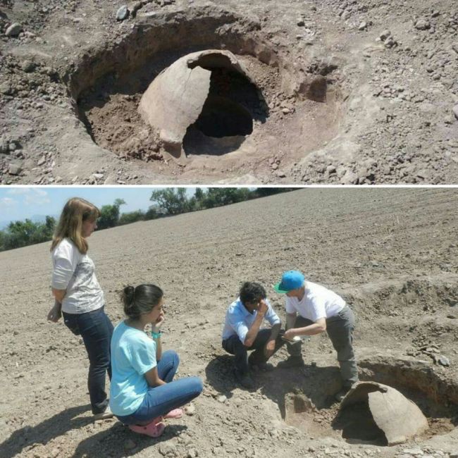 Excavaciones en finca La Lonja    Crédito: Mónica Tejerina