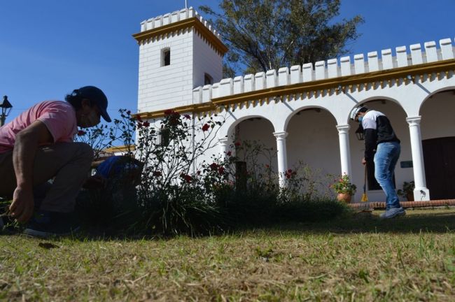 Trabajos en la Casona de Castañares