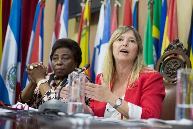 Una de las ponencias