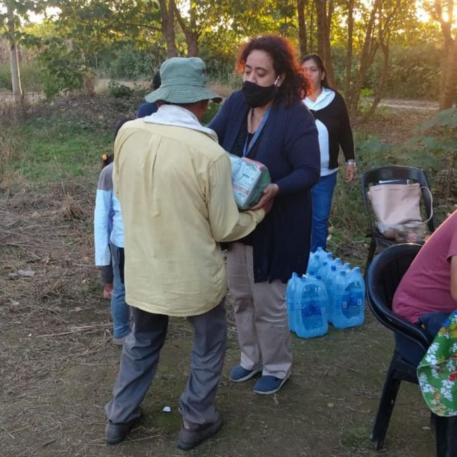 Ayuda a comunidades originarias de Orán