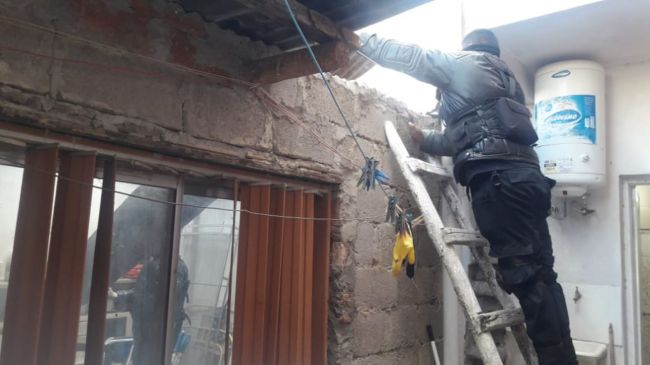 Volaron varias chapas pero no hubo heridos