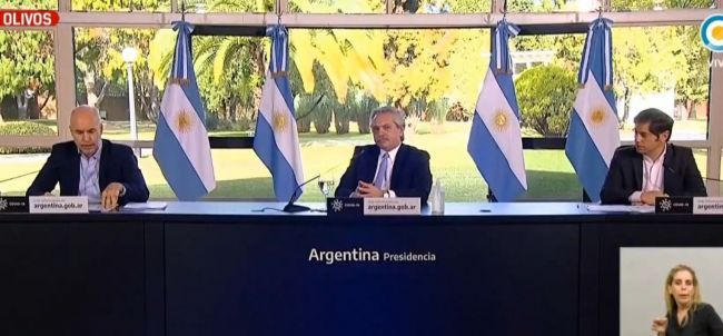 Anuncio oficial en Olivos