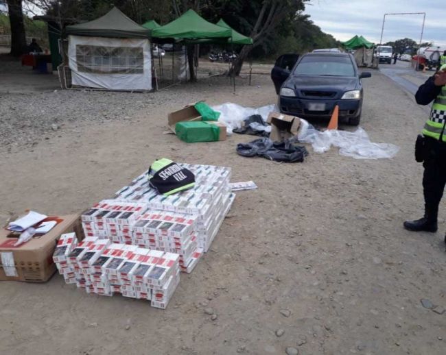 Decomiso de cigarrillos