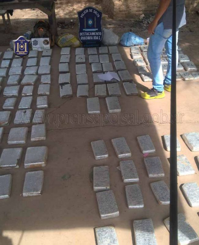 La droga secuestrada