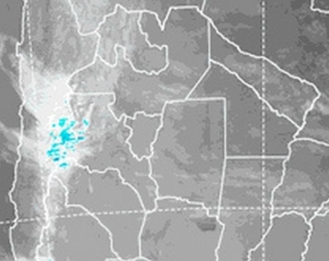 Alerta meteorológica en la zona cordillerana