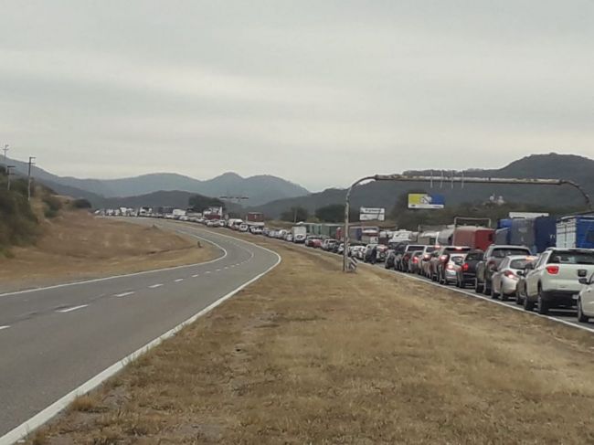 La fila para entrar a Salta