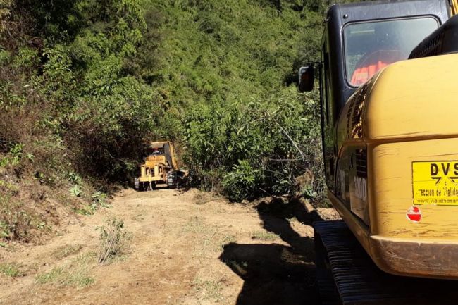 Ruta provincial 7 hacia Los Toldos