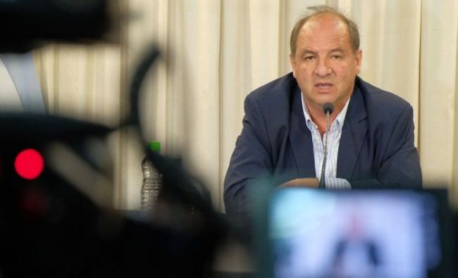 Conferencia de prensa del ministro Villada