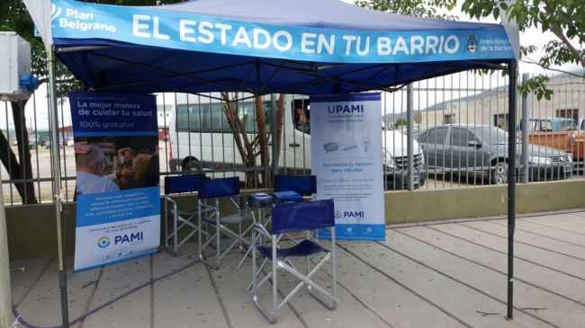 Stands de PAMI recorren los barrios