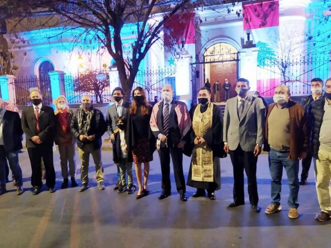 Acto en la Unión Sirio Libanesa