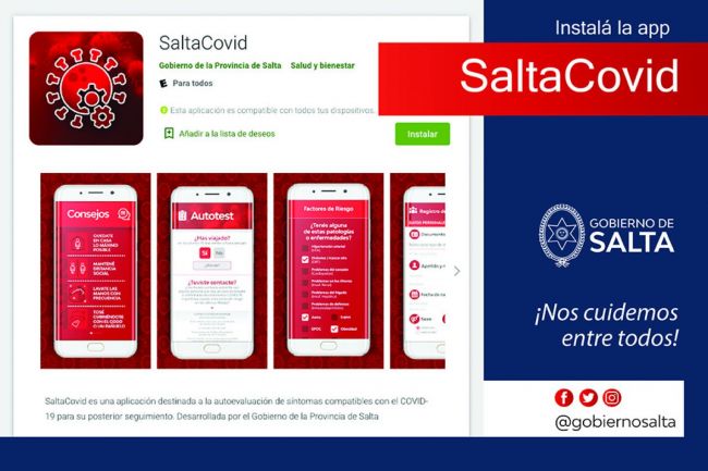 La App Salta Covid