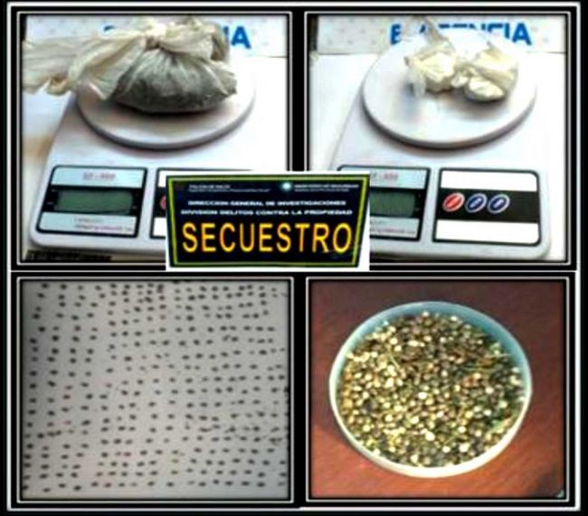 Además de lo robado se encontró drogas