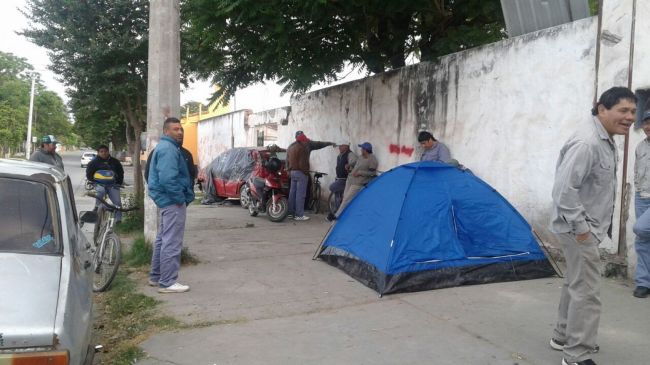 Protesta en Cerrillos   Crédito: Andrea Lazarte