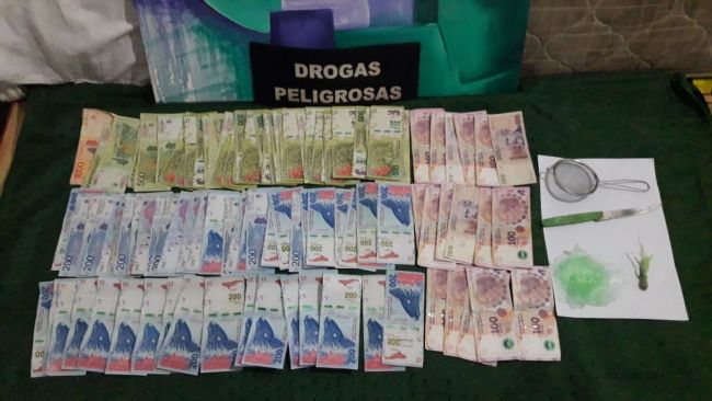 Resultado de uno de los allanamientos