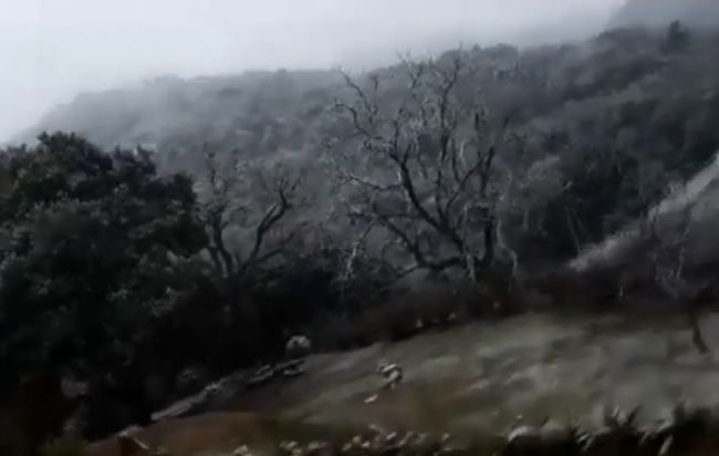 Aguanieve en San Lorenzo